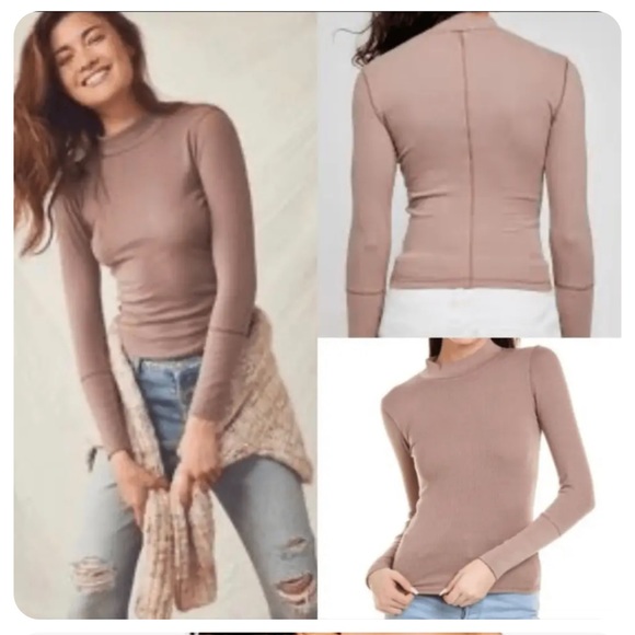 Free People The Rickie Top in Coyote Size S - Picture 4 of 5